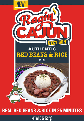 Ragin - Frijoles Rojos Cajun Y Arroz, 8 Onzas (paquete De 1)