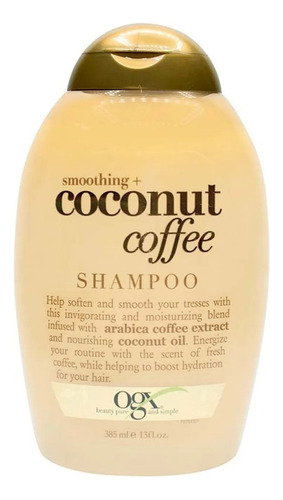  Ogx Shampoo Cabello Coconut Coffee Coco Café Sulfate Free