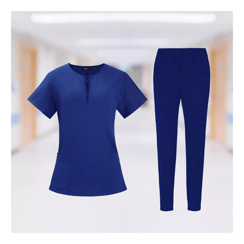 Xik Uniforme De Enfermería Para Mujer, Traje Para Centro De