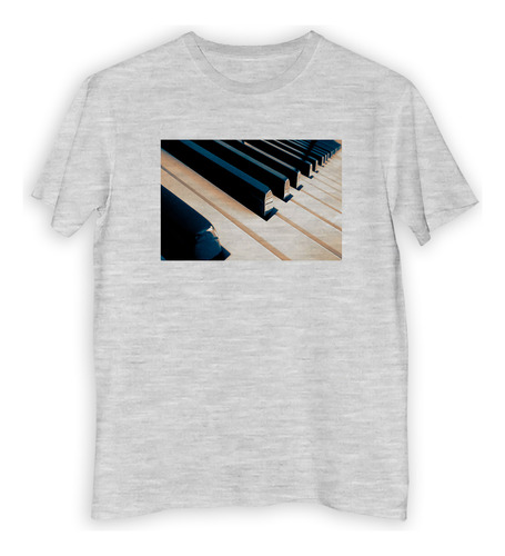 Remera Niño Piano Teclas De Perfil Musical Deco M1