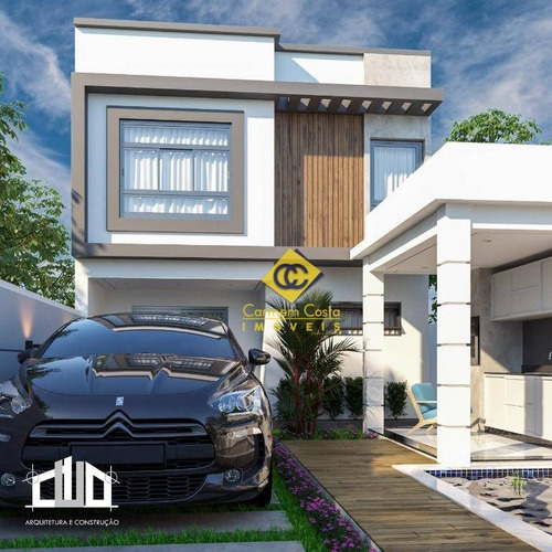 Imagem 2 de 4 de Linda Casa Com 4 Dormitórios À Venda, 190 M² Por R$ 800.000 - Ouro Verde - Rio Das Ostras/rj - Ca2085
