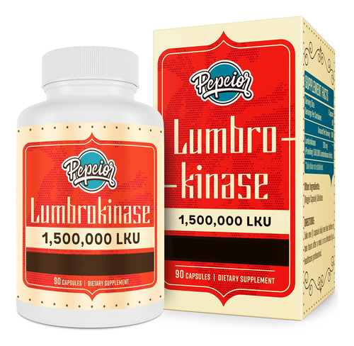 Pepeior Lumbroquinasa 200mg (actividad Maxima 1,500,000 Lku)