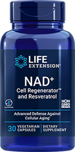 Nad+  300mg / Con Resveratrol , Quercetina Y Polifenoles
