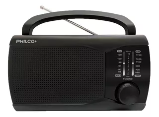 Radio Portatil Fm Am Philco Prm60 Pilas 220v Dual