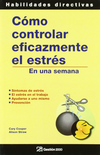 Libro Cómo Controlar Eficazmente El Estrés De Cary Cooper