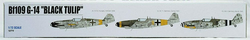 Aficiones Prima Bf 109 G-14 Negro Tulip 1:72 Modelo Plástico