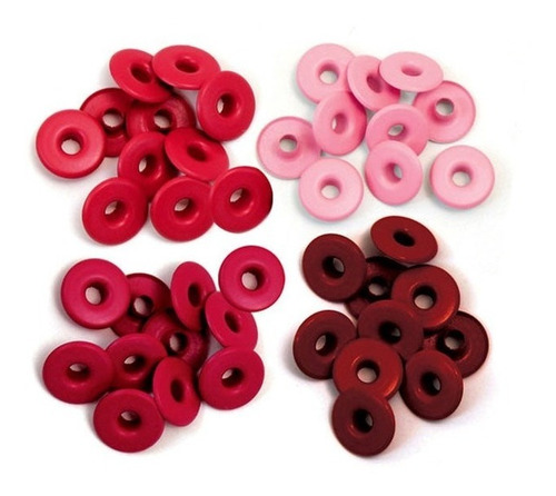 We R Eyelets Wide 40/pkg Rojo | Ojales Ojillos Anchos