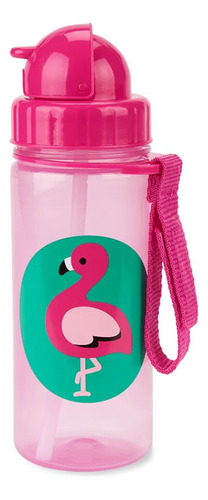 Garrafinha Squeeze Zoo Flamingo - Skip Hop Cor Rosa