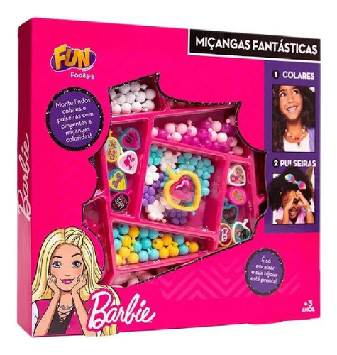 Barbie Miçangas Fantasticas Colares E Pulseiras Fun F0085-5