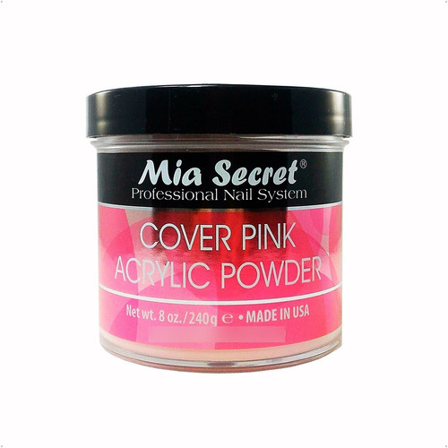 Mia Secret Polvo Acrílico Cover Pink (240g) Uñas Esculpidas