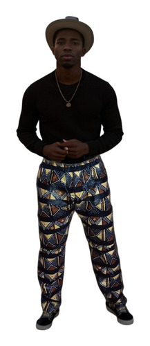 Calça Africana Autêntica Modelo 8- Roupas Africanas