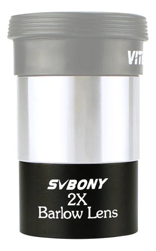 Lente Svbony Barlow 2x Multirevestida Com Rosca Conexão M42