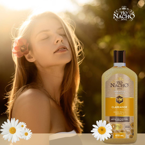 Shampoo Clareador 415ml Tio Nacho Genomma