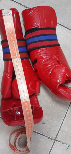Combo De Protección Taekwondo Sparring Gran Marc. Rojo (Usado)