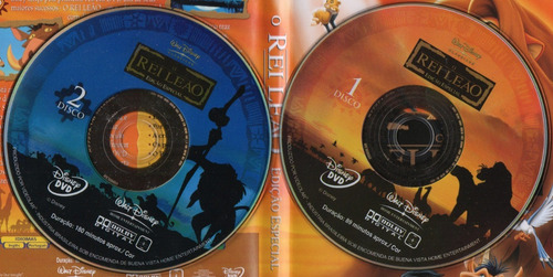 Dvd O Rei Leão 1, 2 & 3