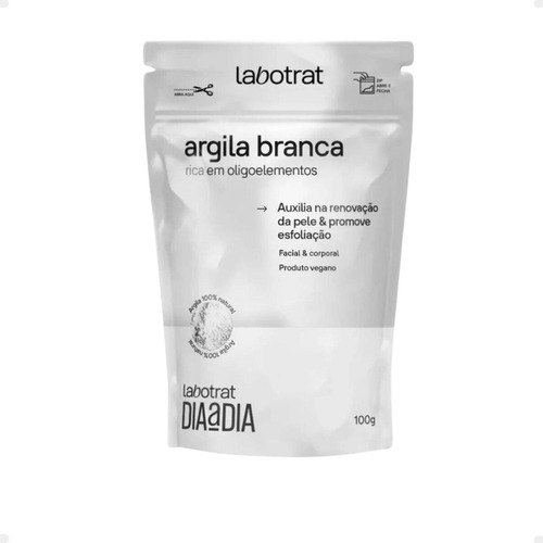 Labotrat Cosméticos argila branca 100g 