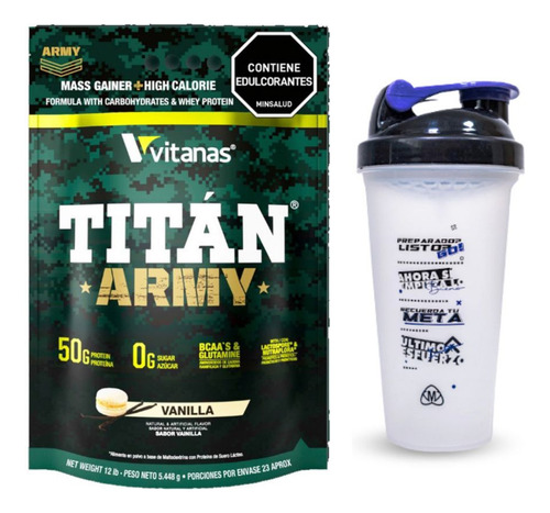 Proteina Titan Army 12 Libras - Unidad a $205200