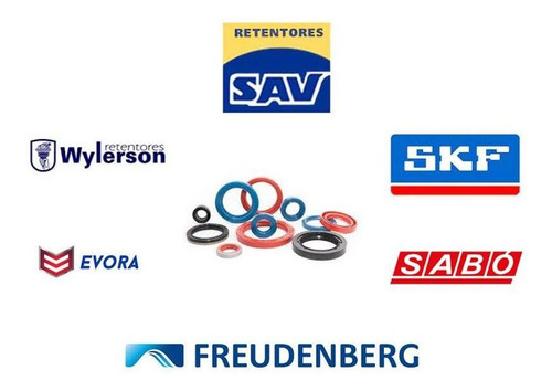 Imagem 1 de 1 de Kit 5 Retentores 5087 Sav 20x35x7