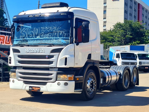Imagem 7 de 25 de Scania P360 6x2 Automática Motor Novo Feito Tudo Recentement