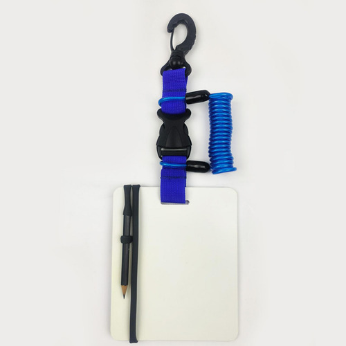 Tablero De Redacción De Buceo Bloc De Notas Con Clip Azul