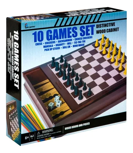 Set Juegos De Mesa 10 En 1 Pip Games