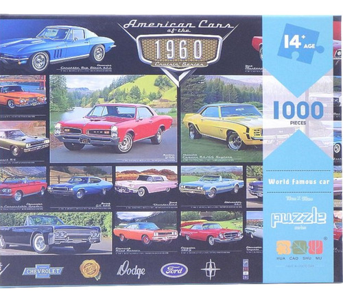 Rompecabezas 1000pcs Puzzle World Famous Car Fd1000269 2