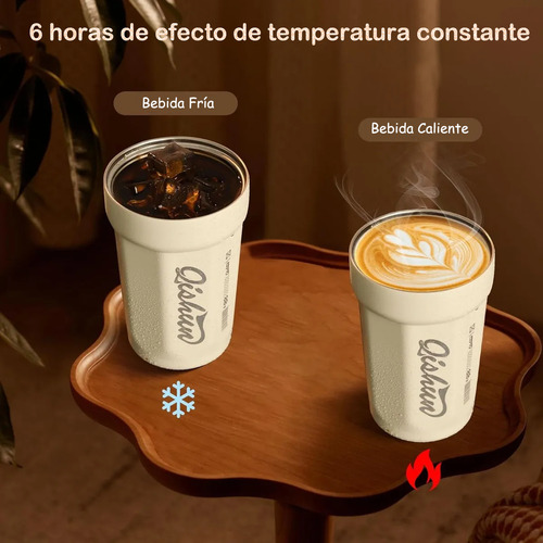 Taza Termo De Café De 16 Oz/480 Ml De Acero Inoxidable Con Tapa, Taza De Vacío Para Bebidas De Café Frías Y Calientes, Vaso Termico Portátil, Usodiario En Oficina, Carro O Casa Color Verde