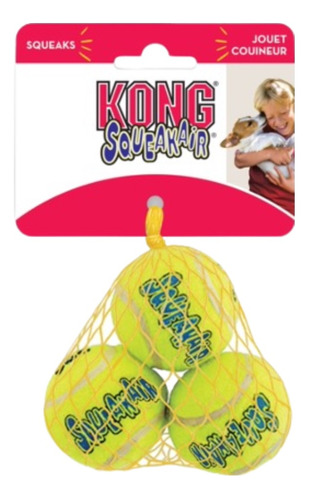 Kong® Squeakair Balls 3 Pack Con Sonido Medium