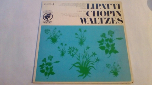 Lp Dinu Lipatti Plays The Chopin Waltzes Clásica Buen Estado