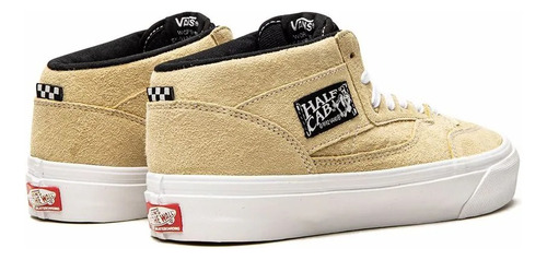 Tenis Vans Skate Half Cab Jaupe Beige Unisex Originales¬