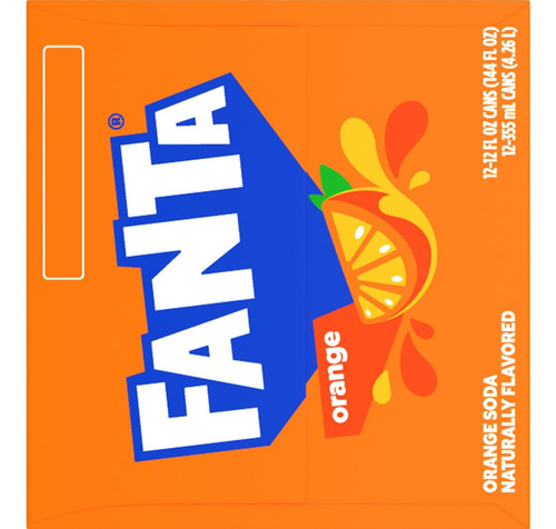 Refresco Soda Fanta Naranja Lata 355ml Americana