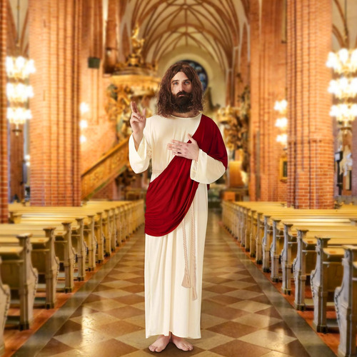Mukum Auténtico Disfraz De Jesús Conjunto De Ropa Religiosa