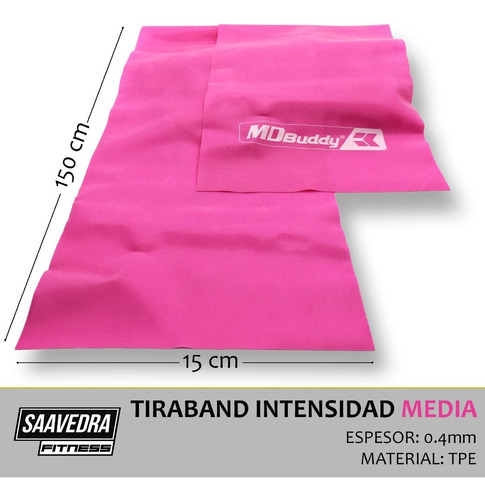 Tiraband Banda Latex Banda Elastica Pack X 3 Intensidades