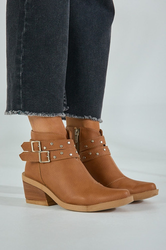 Texanas Charritos Zapatos Botita Botineta Cuero Eco Oferta