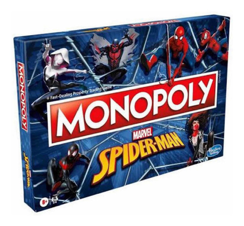 Monopolio / Monopoly Spiderman Hombre Araña Hasbro En Inglés