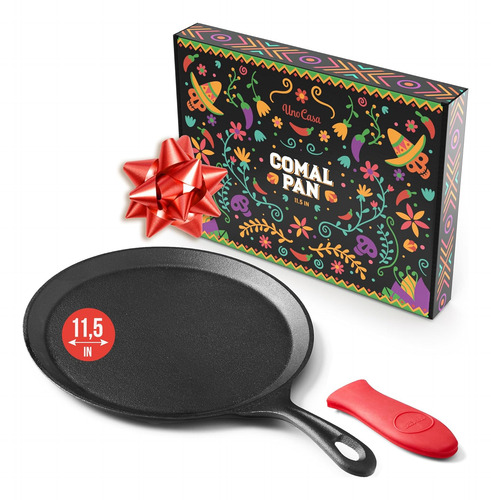 Uno Casa Sartén Comal De Hierro Fundido 11.5 Pulgadas - Sart