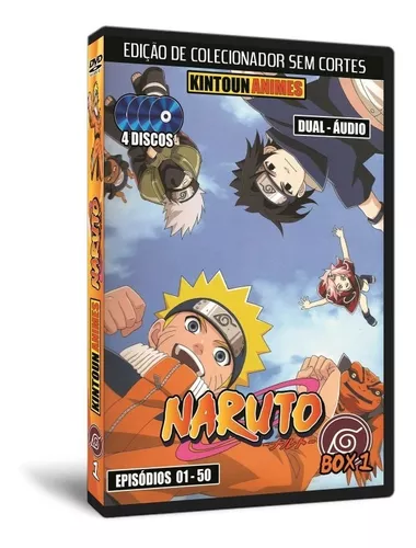 Blu-ray Naruto Clássico - Série completa com dublagem.