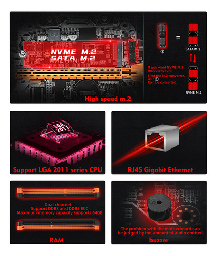 Placa Mãe X79 Socket Lga 2011 Ddr3