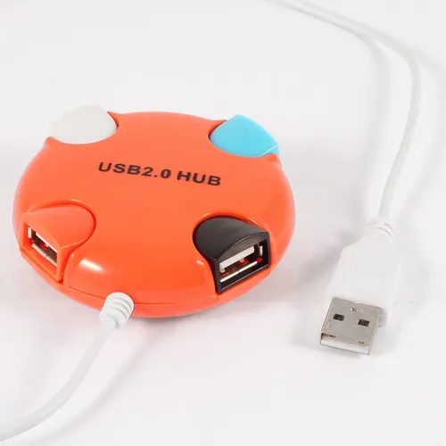 comprar Qtqgoitem Round Hi-speed 480mbps 4 Puerto Usb 2.0 Hub Para