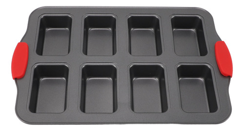 Molde Para Hornear Pan, 8 Cavidades, Mini Acero Al Carbono,