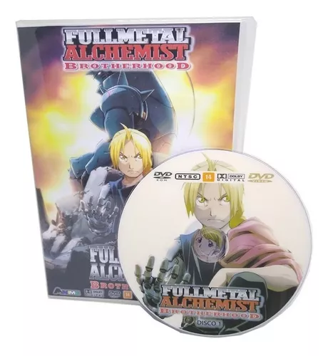 Dvds Full Metal Alchemist Brotherhood Série Completa Dublada