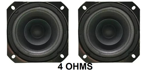 Par De Alto Falante Qvs 4 Polegadas 80 Rms Line Array