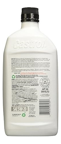 Aceite Castrol Gtx 5w20 946 Ml
