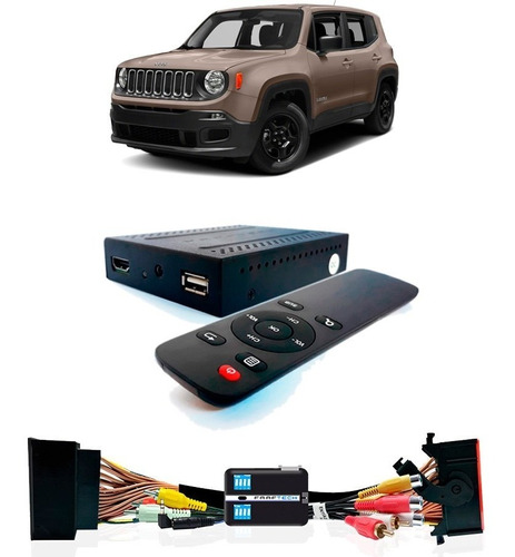 Desbloqueio Com Tv Full Hd Jeep Renegade 2015 A 2019