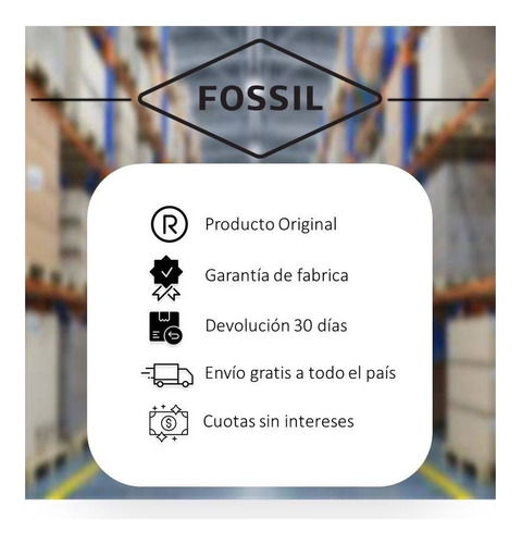 Imagen 4 de 9 de Reloj Hombrefossil Garrett Ov