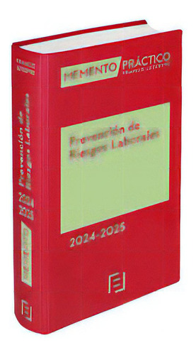 Memento Practico Prevencion De Riesgos Laborales 2024 2025, De Aa.vv. Editorial Editorial, Tapa Blanda En Español