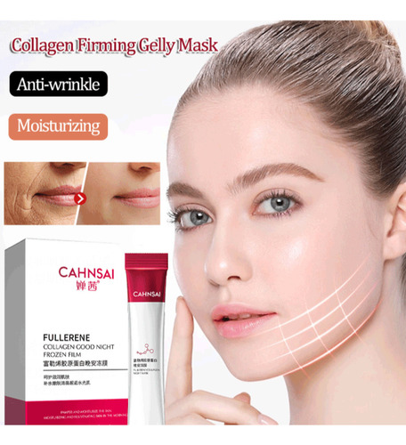 Máscara Facial Chanxi 4ml×20 Luminosidade E Brilho
