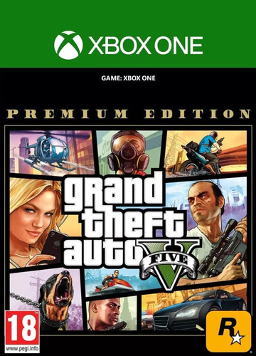 (gta 5) Grand Theft Auto V: Premium Xbox One - Series S/x. (Usado)