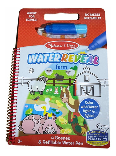 Melissa & Doug Waterreveal Farm Libro De Agua La Granja