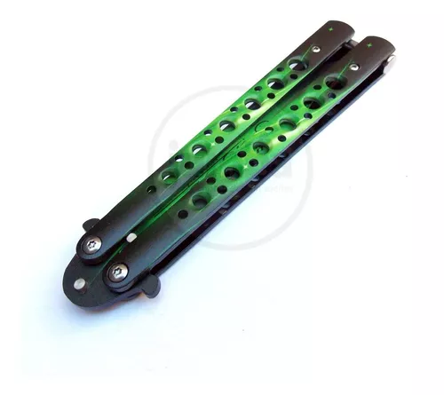 Navaja Mariposa Balisong Practica Filo Zombie Acero Inox